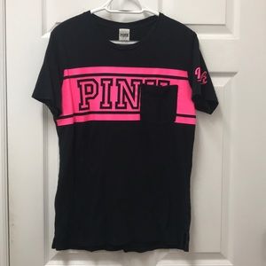 VS Pink Campus Tee (Pink/Black)